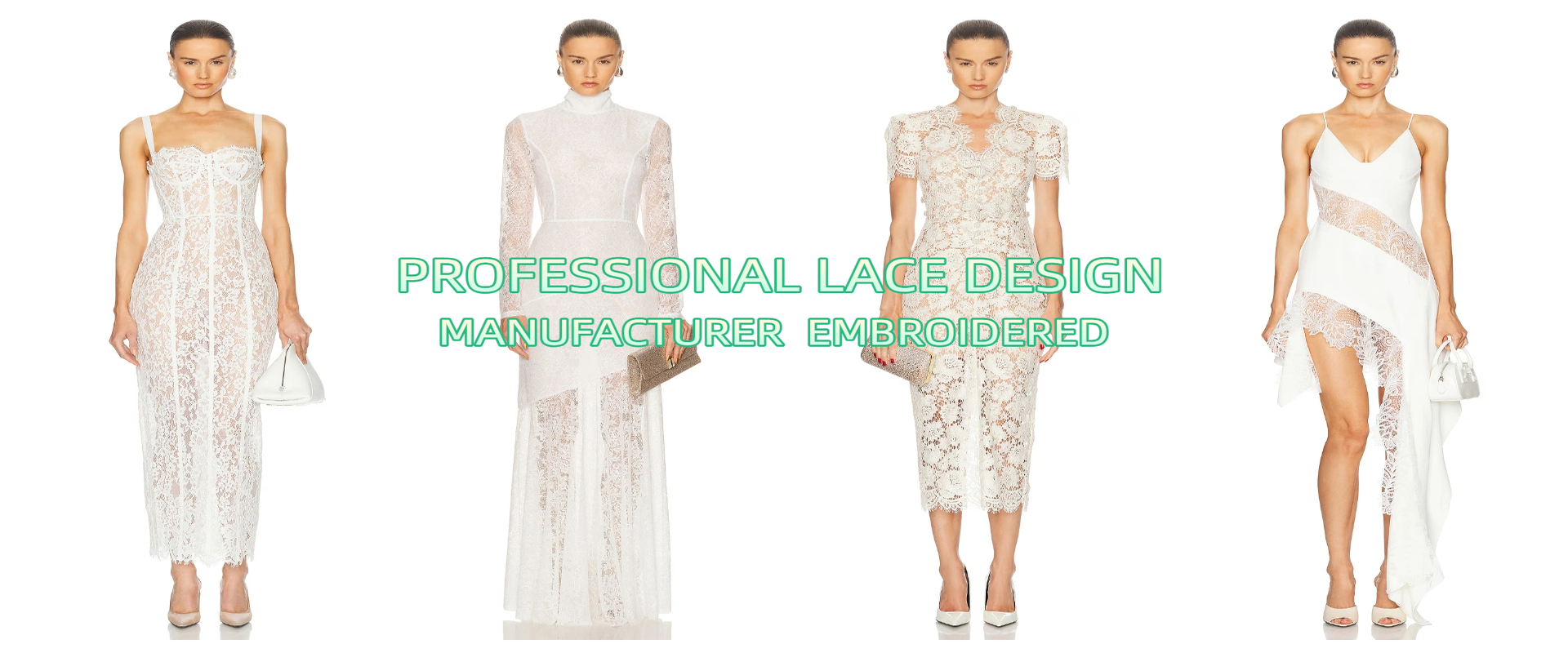 качество Вышитая ткань шнурка фабрика