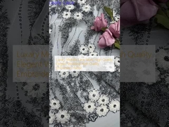 Роскошная металлическая кружевная ткань высокого качества элегантная свадьба высококачественная вышивка ткань