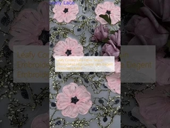 Листовая шнурка из шнурковой ткани Шнурка из высококачественной шнурки из высококачественной шнурковой ткани