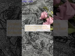 Шнурковая кружевная ткань Элегантный шнурка вышитая роскошная высококачественная кружевная вышивка ткань