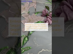 Вышивка кружевная кружевная шерстяная ткань розовая шерстяная ткань роскошная одежда