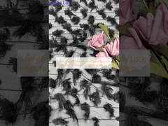 Листовая ткань полые Chantilly кружева высокая ткань для самодельной одежды платье