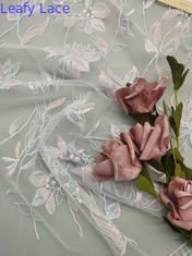 Густолиственная вышитая краска части сетки ткани шнурка звезды для платья свадьбы