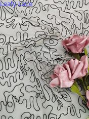 Sequin бархата вышил СТАНДАРТУ 100 ткани 125cm широкому OEKO TEX
