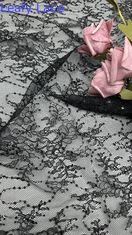 100% хлопчатобумажная вышивка Элегантная и отдыхающая вышитая кружевная ткань Листная роскошная ткань