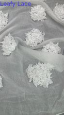 Листовая тульная сетка ткань вышитая кружевая ткань цветочная дыхательная сетка листья для костюмов