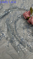 Sequin Lace Embrroidered Fabric High Quality uxury French Style, Ideal for Bridal Wear Evening Dresses and Decorations