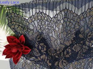 Ткань шнурка края Scallop Lurex ресницы металлическая для дамы Одевать Одежды