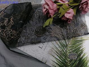 Линия покрашенная ткань Eco дружелюбная геометрическая вышивки