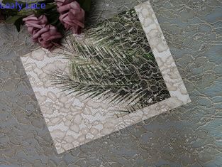 Ткань шнурка Тюль французская Chantilly края Scallop ресницы постельных принадлежностей