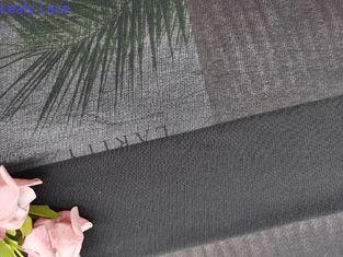 Ткань сетки Тюль черного простирания эластичная мягкая для дамы UnderShirt