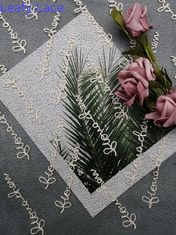 Ткань яркого блеска напечатанная фольгой