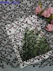 Multicolor шарик шнурка вышил ткани сетки Sequin