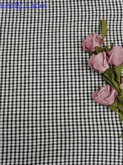 Ткани шнурка простирания белого черного искривления вязать сетка Checkered тяжелая