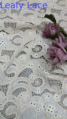 Hollow-up Lace Fabric Embroidered Lace Mesh New Collection Evening Fabric
