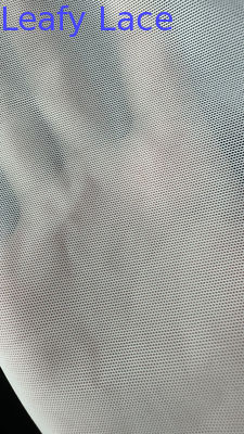 Leafy Luxury High Quality Tulle Mesh Fabric Customized Embroidery Design