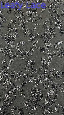 Tree Branch Sequin Fabric Special Ground Luxary  Design Factory For Gowns Party Dressess