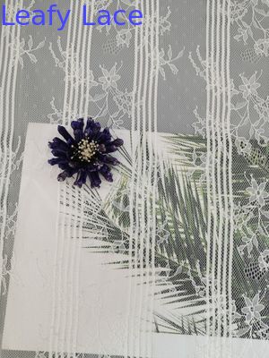 Blouse Embroidery French Flower Polyester Lace Trim Fabric