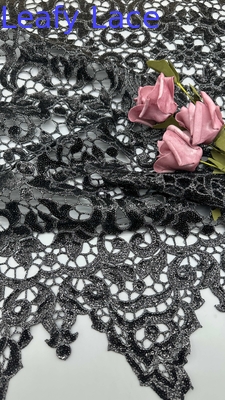 Luxury Shine Sequin Embroidery Элегантная кружевная ткань Luxury knitted 3D Flower Embroidery Fabric Lace Fabric Dinner Birthday Occasions Высокое качество для дамской ткани