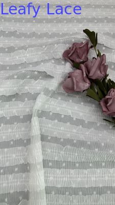 Плитовый кружевный ткань сетка кружевная дыхание для платьев Кутюрная ткань листья роскошный случай вечер