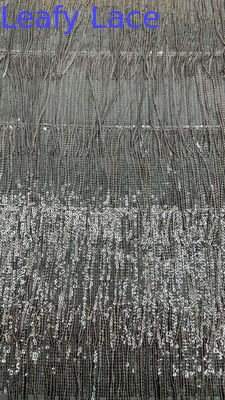 Fringe Sequin Fabric Elegant and Shinning Luxary For Girls And Handmade Accessories
