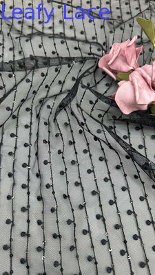 French Tulle Lace with Ultra-Fine Mesh for Couture-Inspired Formal and Evening Wear