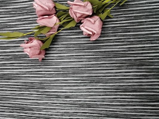 Партия 100 черной металлической дворов ткани шнурка Lurex плиссированной сеткой