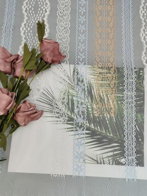 Tricolor ткань шнурка нижнего белья вышивки женского белья полиэстера