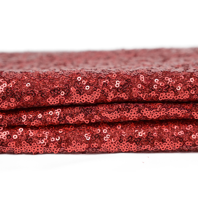 Sequin яркого блеска 125cm Sparkly вышил ткани для платья партии