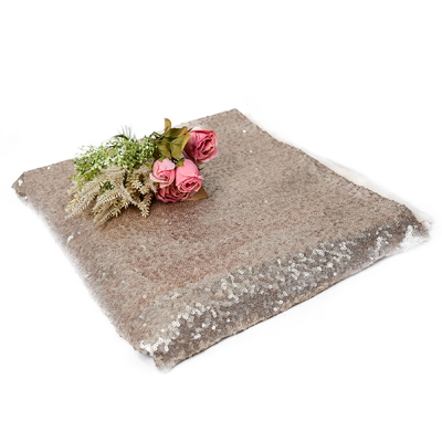 Sequin яркого блеска 125cm Sparkly вышил ткани для платья партии
