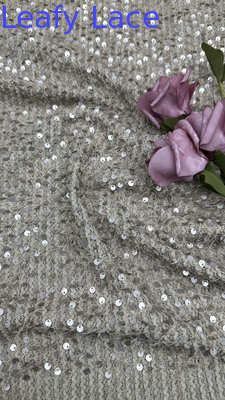 100% вышитая кружевная ткань из секина на заказ Новая коллекция для вечеринки