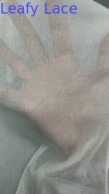 Тюлевая сетчатая ткань для платья для свадебных платьев, изготовленная на заказ производителем, платья с листьями