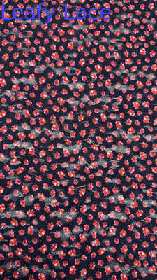 Кружевная ткань с вышивкой милых розовых цветов для свадебных платьев, индивидуальный пошив красивых платьев